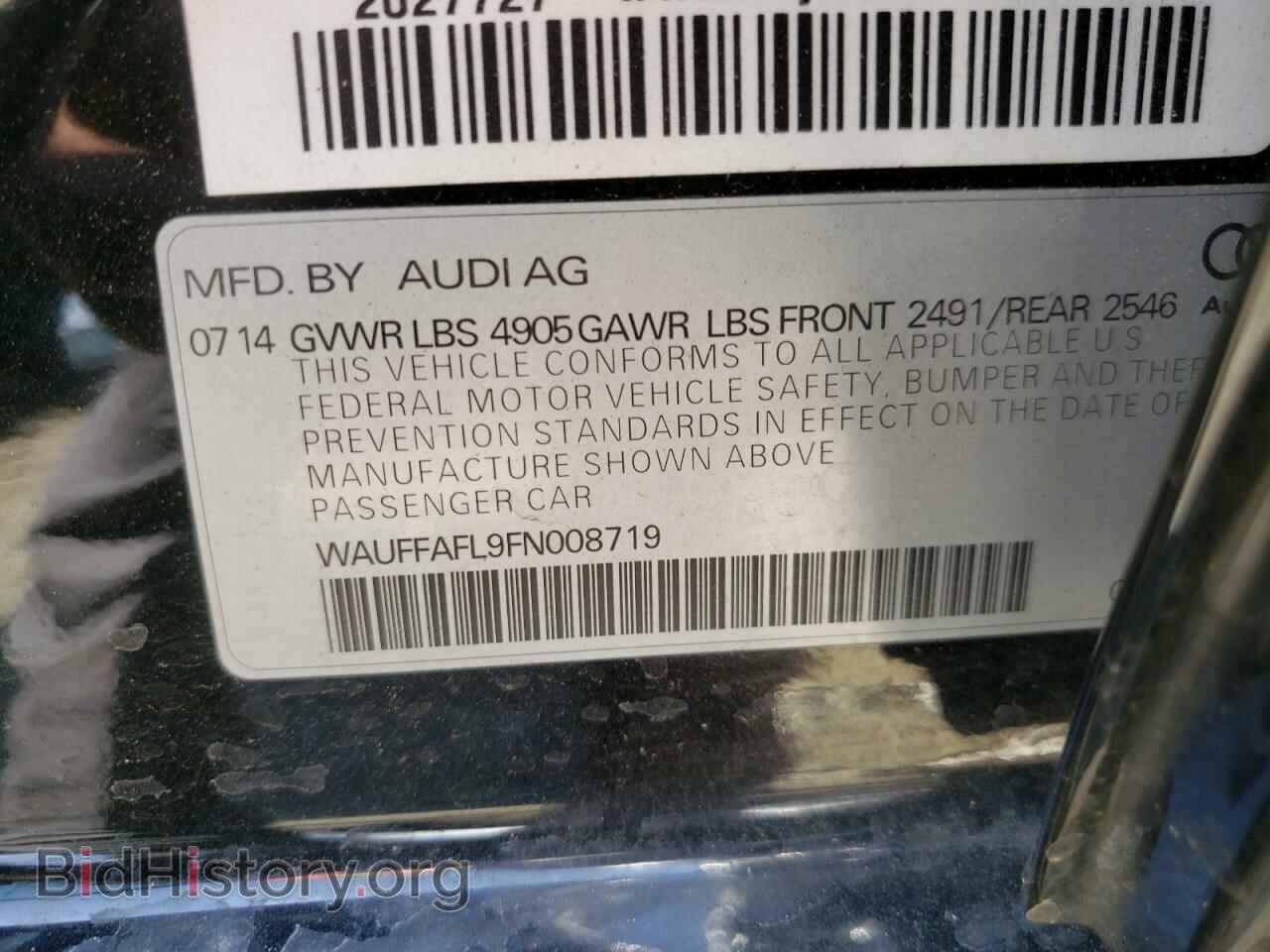 2015 AUDI A4 - VIN: WAUFFAFL9FN008719 - Фото 10
