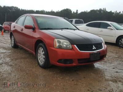 2009 Mitsubishi GALANT Galant ES, maroon — VIN 4A3AB36F09E008799, Copart