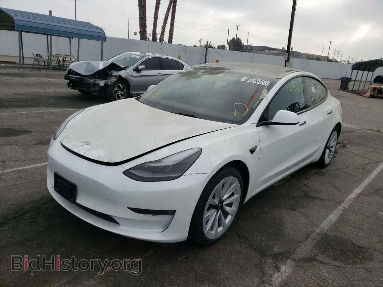 2022 TESLA MODEL 3 - VIN: 5YJ3E1EB8NF144158 - Фото 2