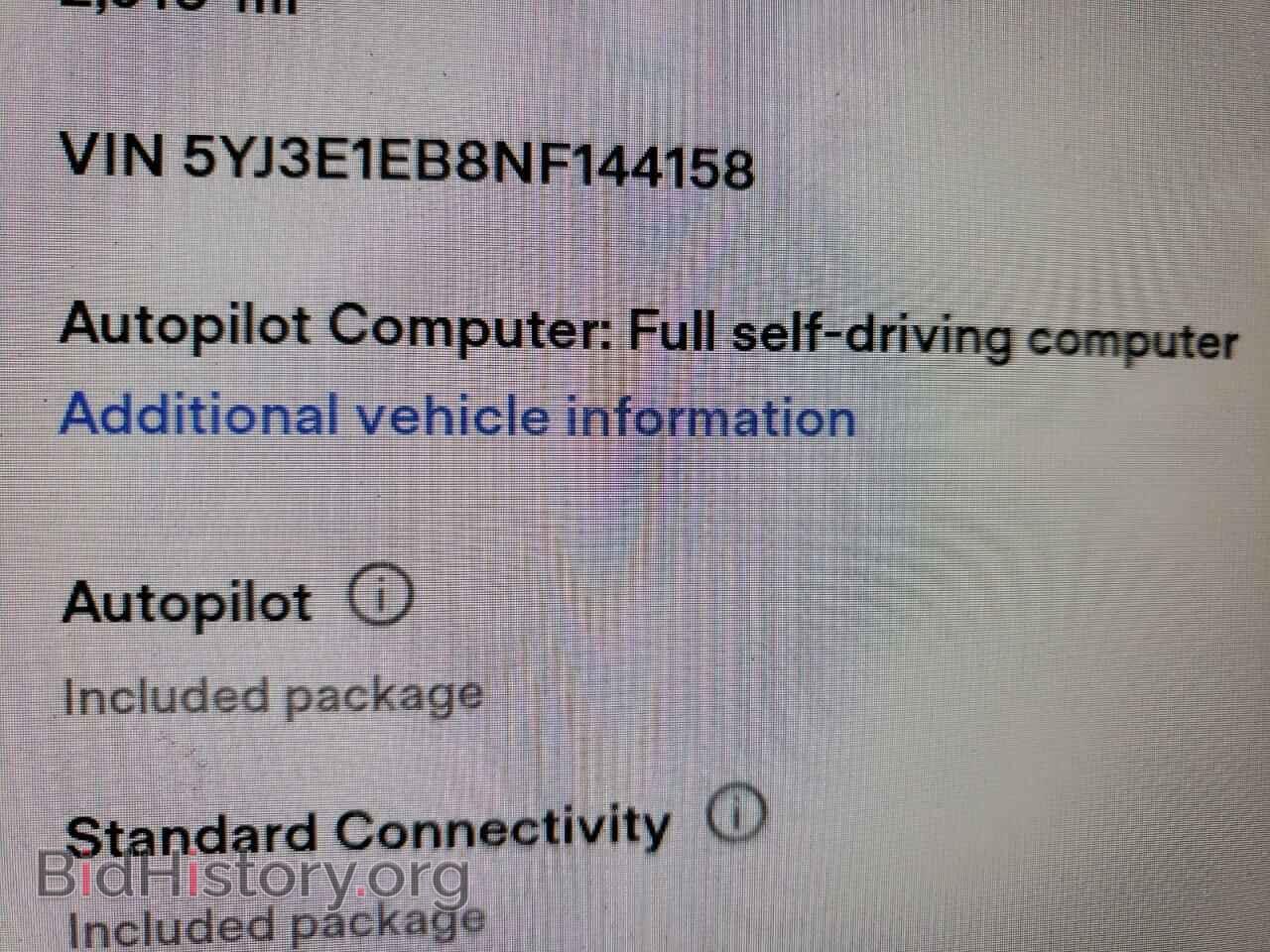 2022 TESLA MODEL 3 - VIN: 5YJ3E1EB8NF144158 - Фото 9