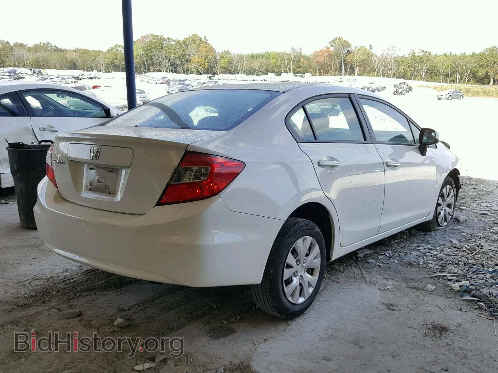 2012 HONDA CIVIC LX - VIN: 2HGFB2F59CH577470 - Фото 4