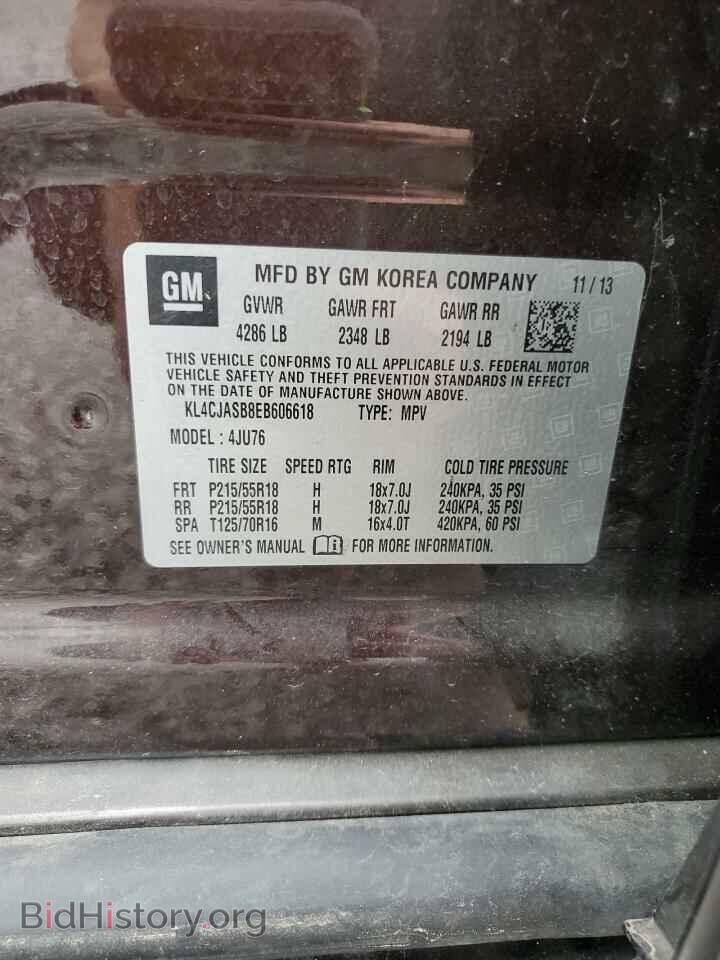 2014 BUICK ENCORE - VIN: KL4CJASB8EB606618 - Фото 13