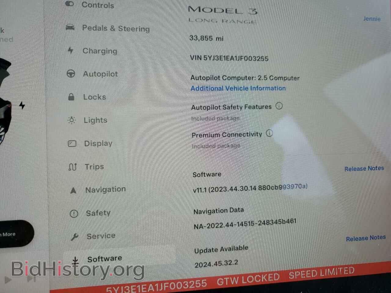 2018 TESLA MODEL 3 - VIN: 5YJ3E1EA1JF003255 - Photo 9
