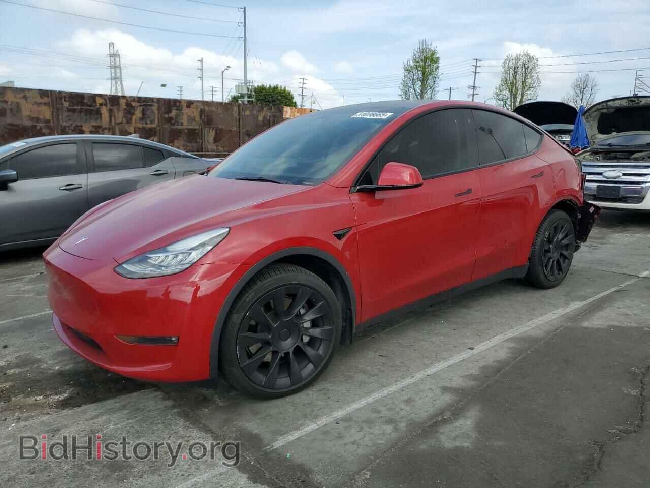 Photo 5YJYGDEEXMF217816 - TESLA MODEL Y 2021