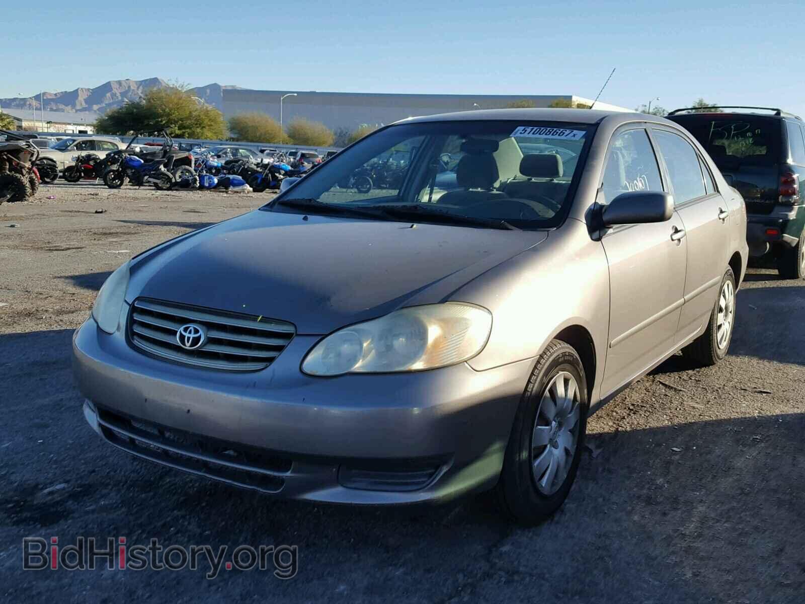 2003 TOYOTA COROLLA - VIN: 2T1BR32E23C026568 - Фото 2