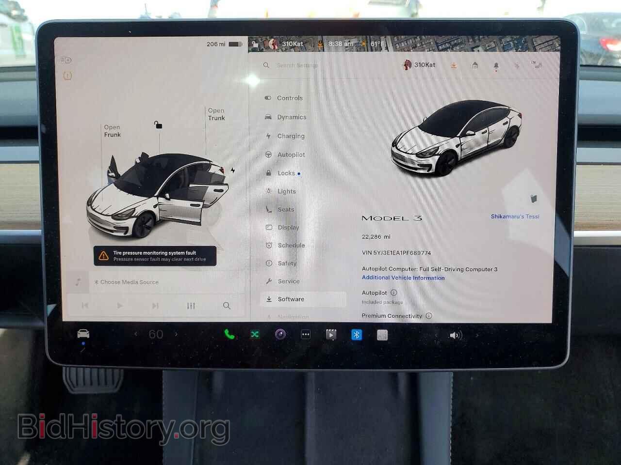 2023 TESLA MODEL 3 - VIN: 5YJ3E1EA1PF689774 - Фото 9