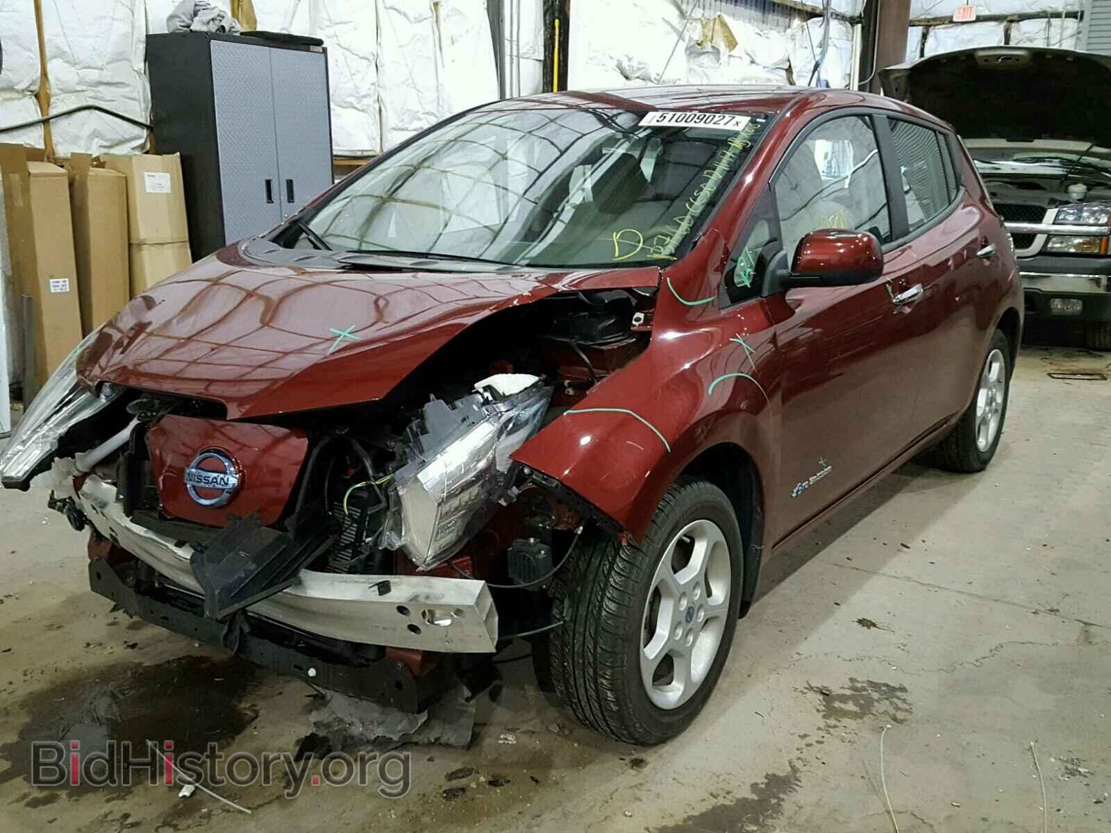 2014 NISSAN LEAF - VIN: 1N4AZ0CP1EC340417 - Фото 2
