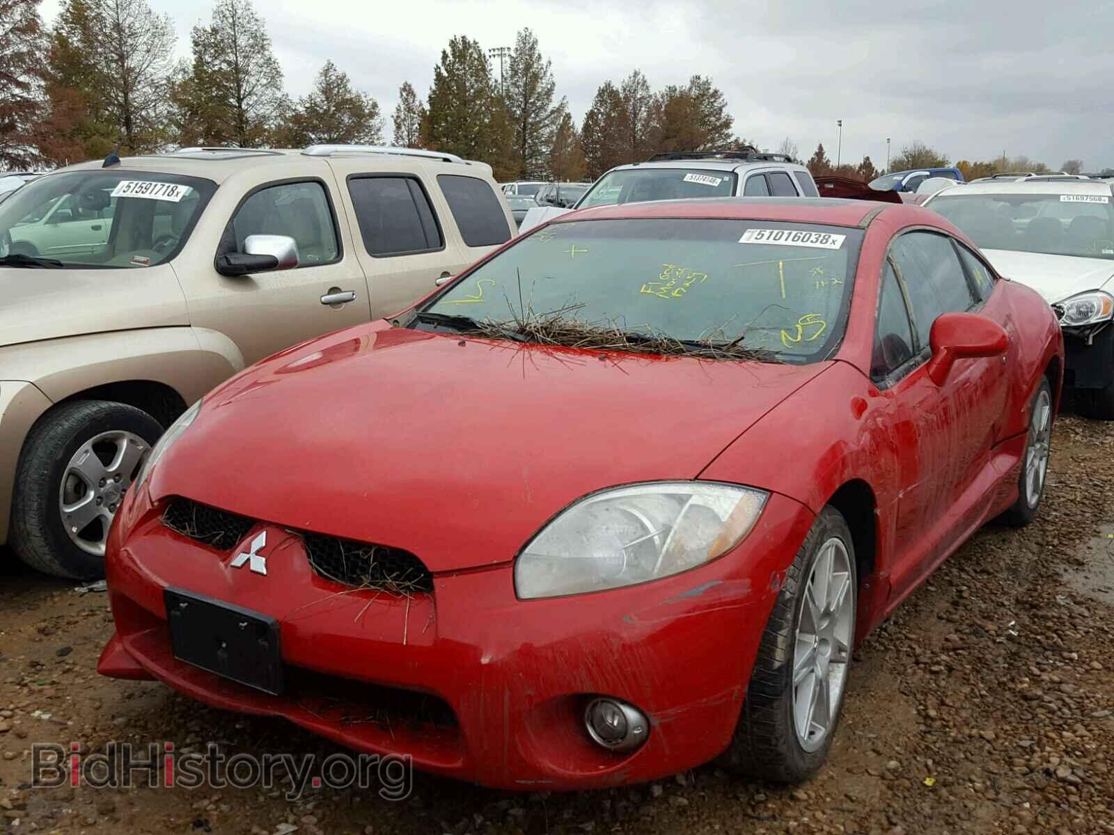 2007 MITSUBISHI ECLIPSE - VIN: 4A3AK34T87E003064 - Фото 2