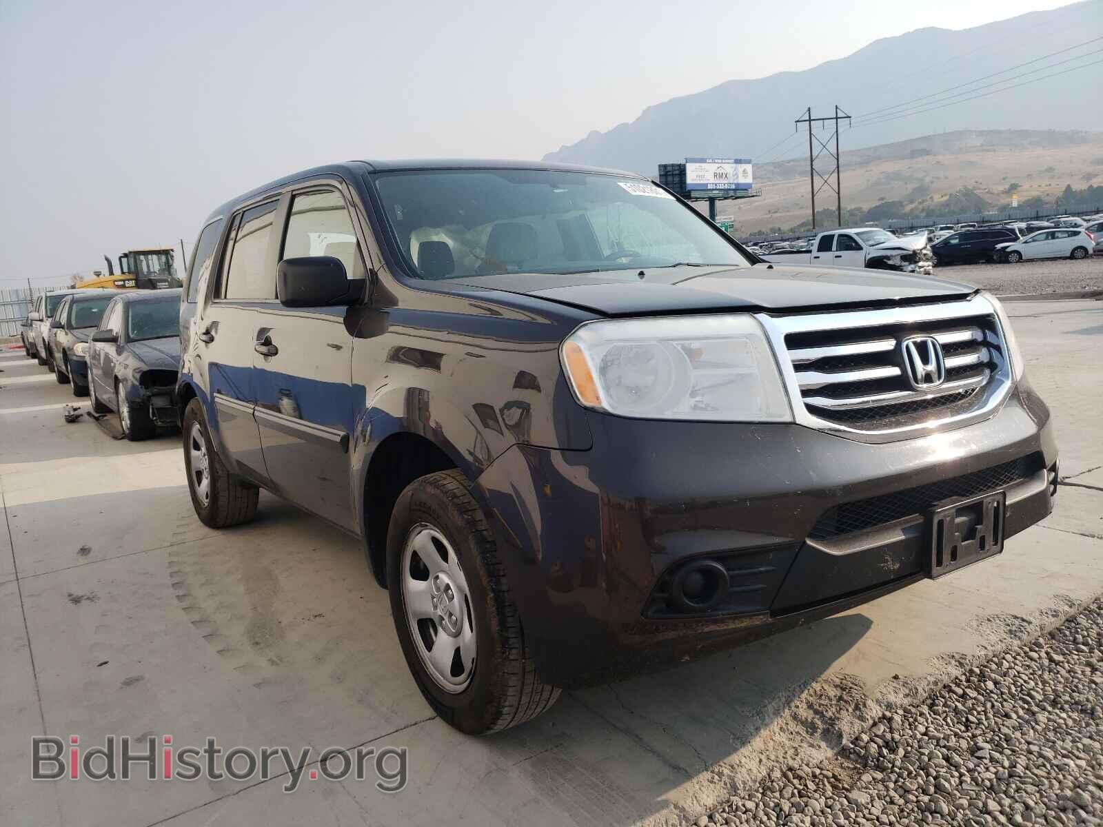 Фотография 5FNYF4H27CB064489 - HONDA PILOT 2012