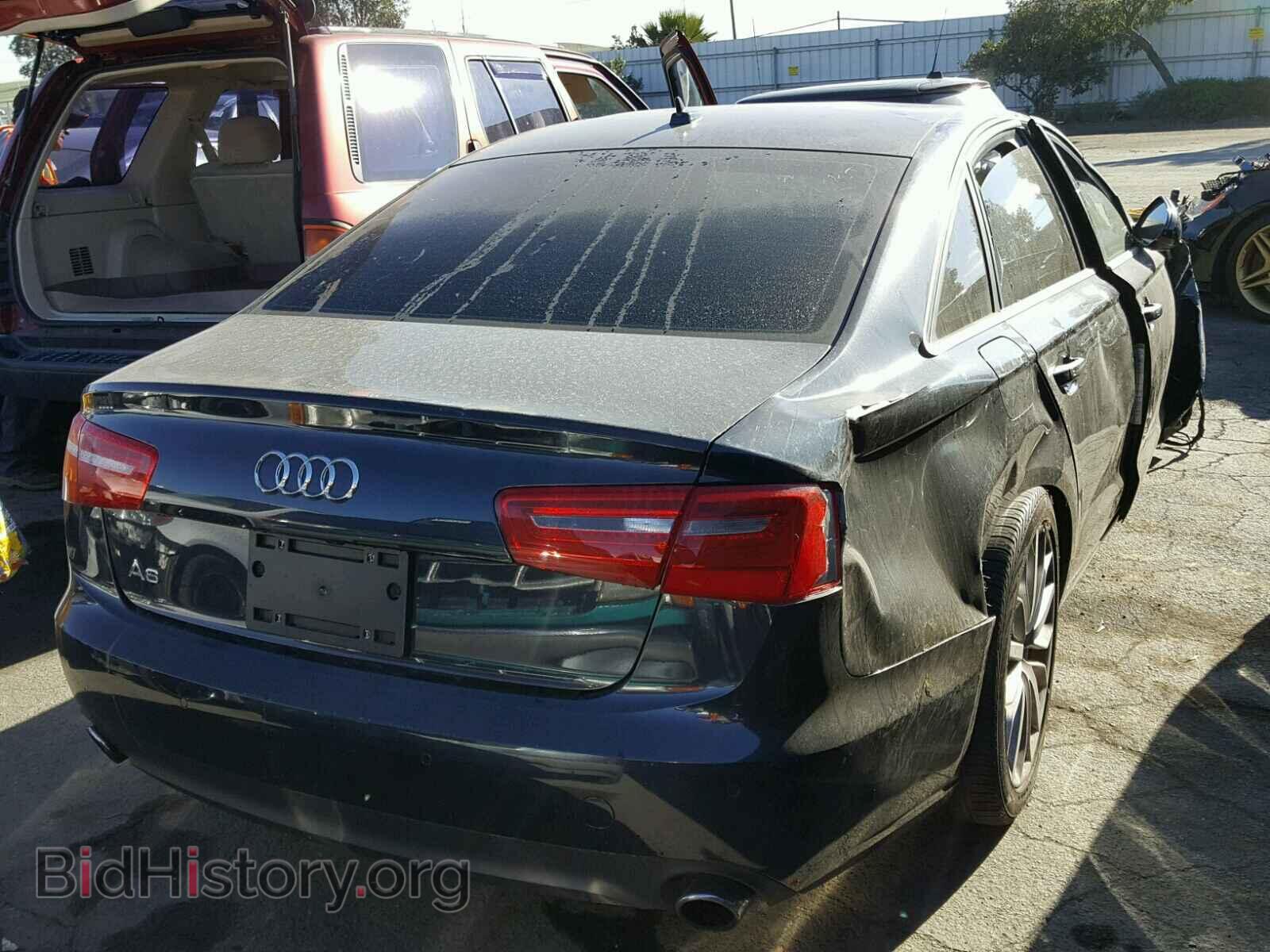 2014 AUDI A6 - VIN: WAUGFAFC4EN046233 - Фото 4