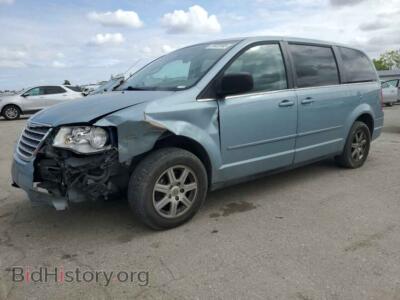 2010 Chrysler MINIVAN LX, сине-зеленый — VIN 2A4RR2D14AR384037, Copart