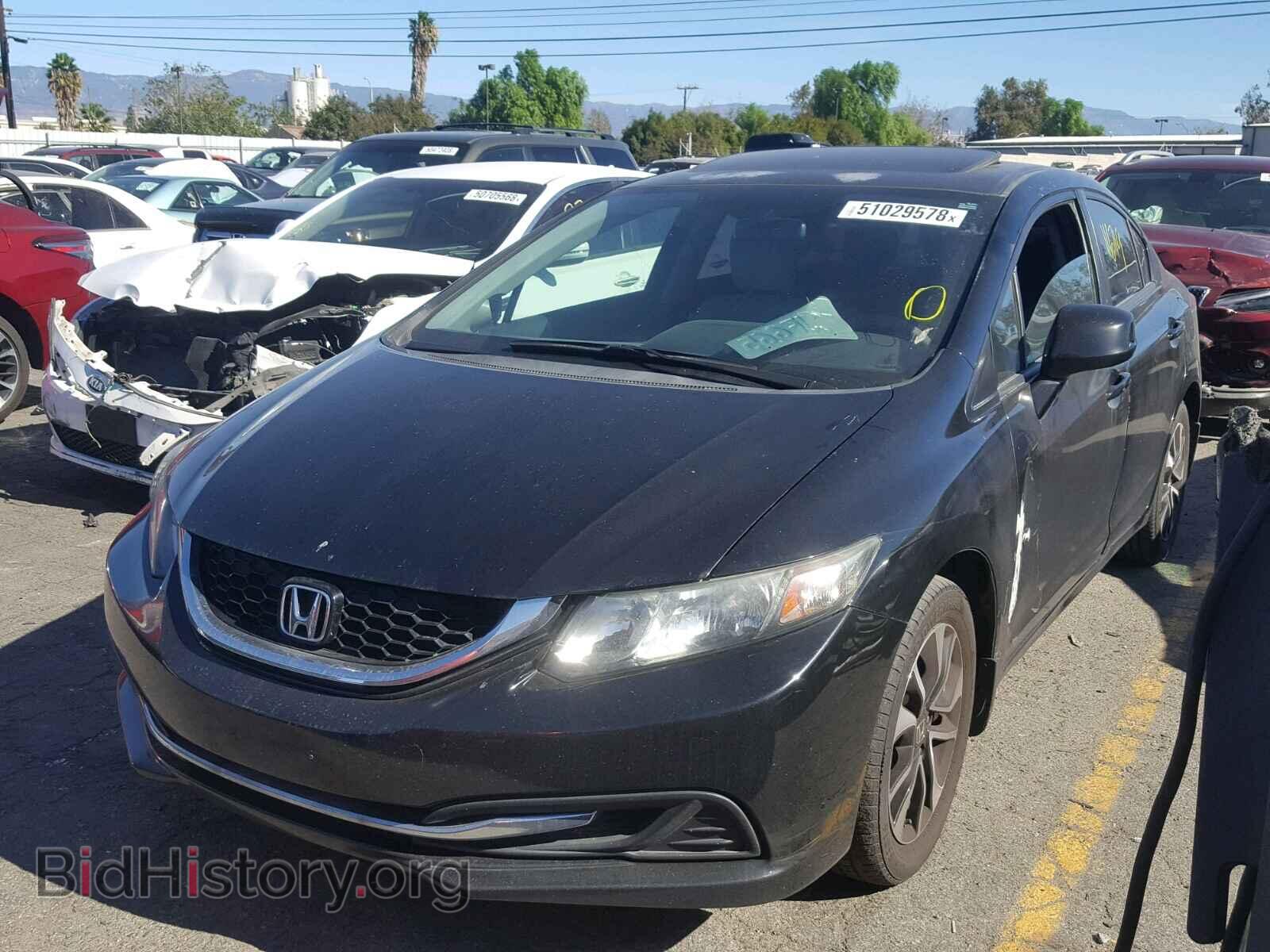2013 HONDA CIVIC - VIN: 2HGFB2F84DH518712 - Фото 2