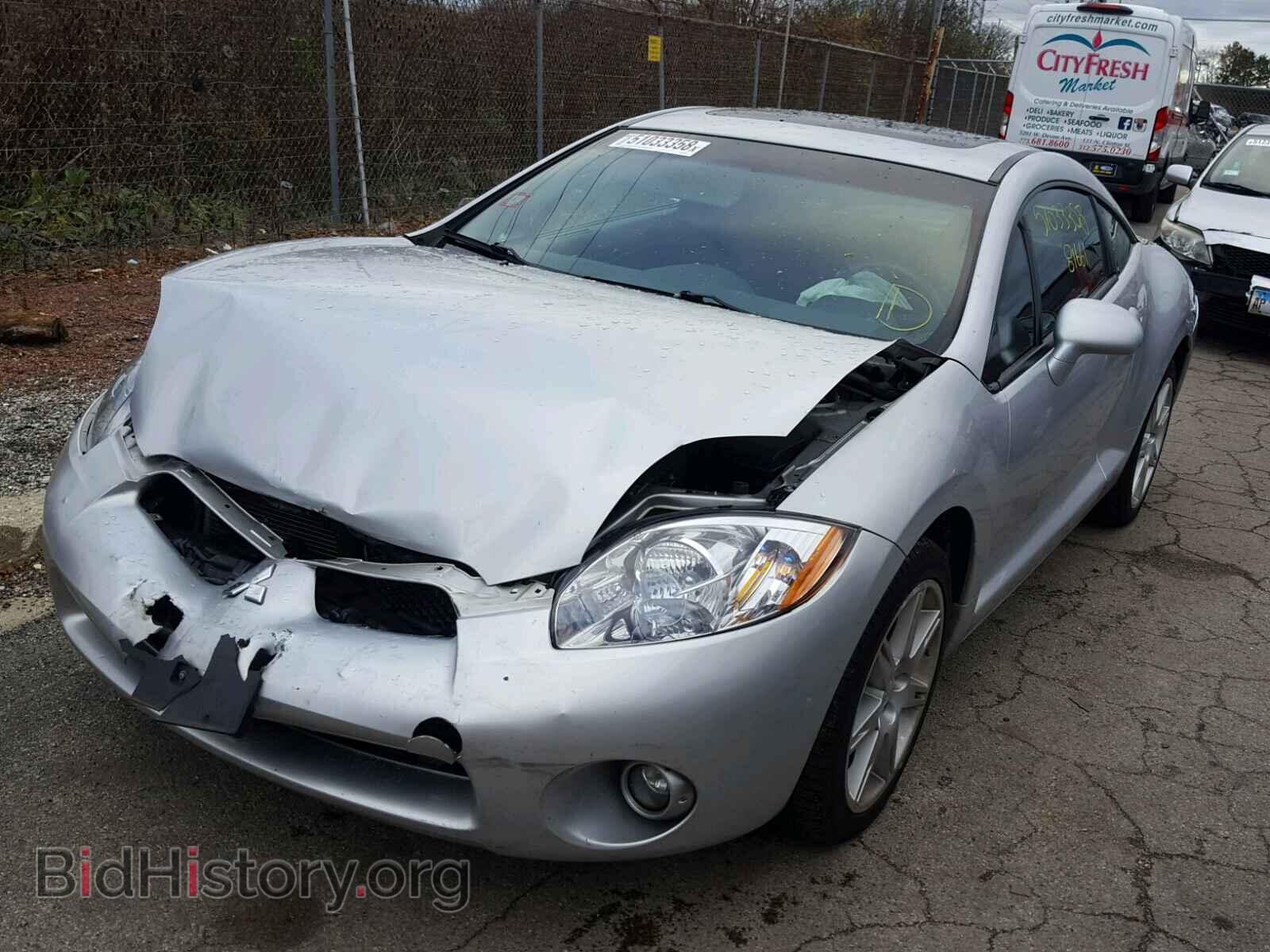 2008 MITSUBISHI ECLIPSE - VIN: 4A3AK34T78E007401 - Фото 2