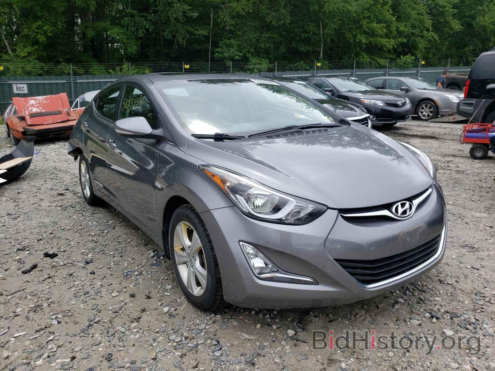 Photo KMHDH4AE6GU632981 - HYUNDAI ELANTRA 2016