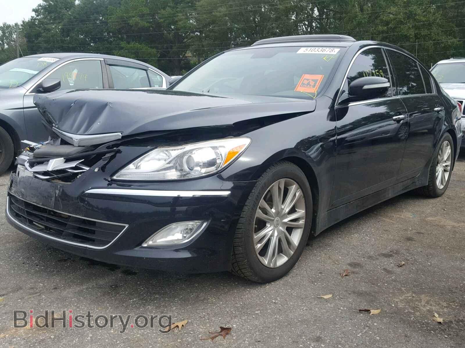 2012 HYUNDAI GENESIS - VIN: KMHGC4DD5CU203498 - Фото 2