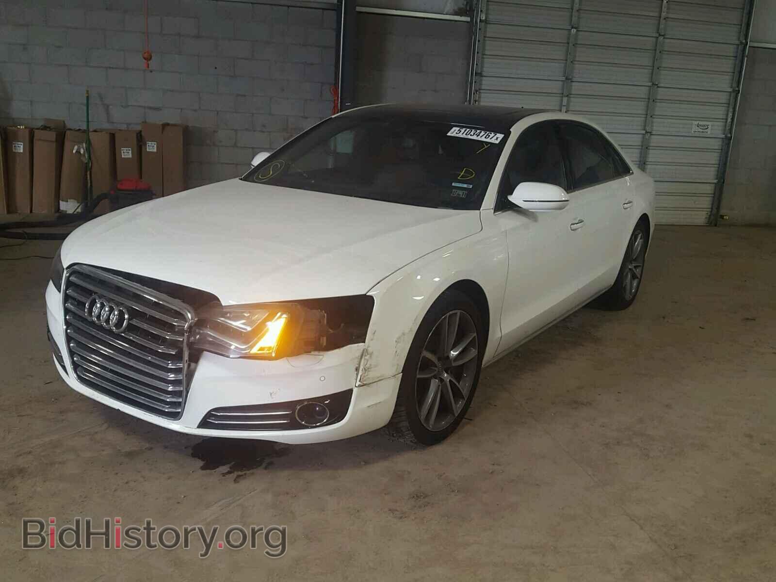 2011 AUDI A8 - VIN: WAURVAFD2BN017006 - Фото 2