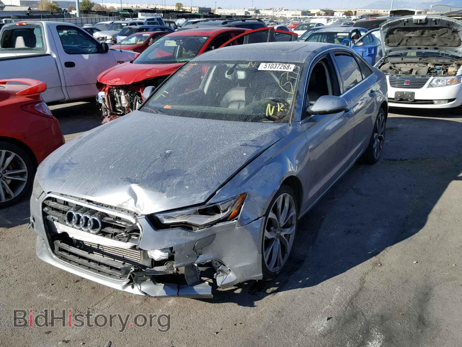 2013 AUDI A6 - VIN: WAUGFAFC3DN027266 - Фото 2