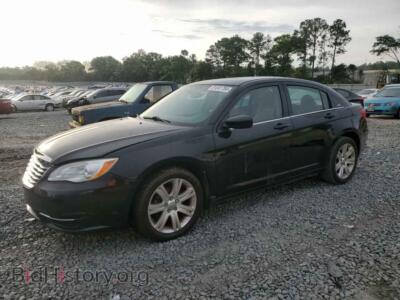 2013 Chrysler 200 TOURING, black — VIN 1C3CCBBB0DN594763, Copart