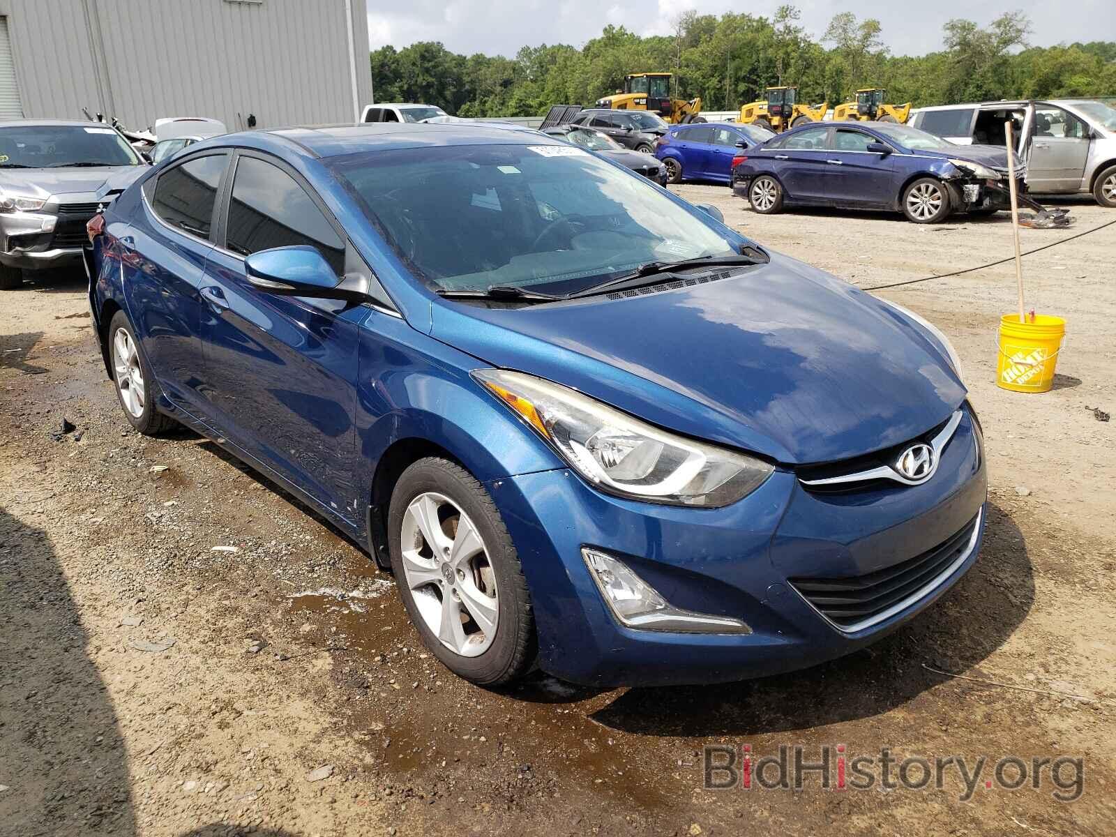 Photo KMHDH4AEXGU558190 - HYUNDAI ELANTRA 2016