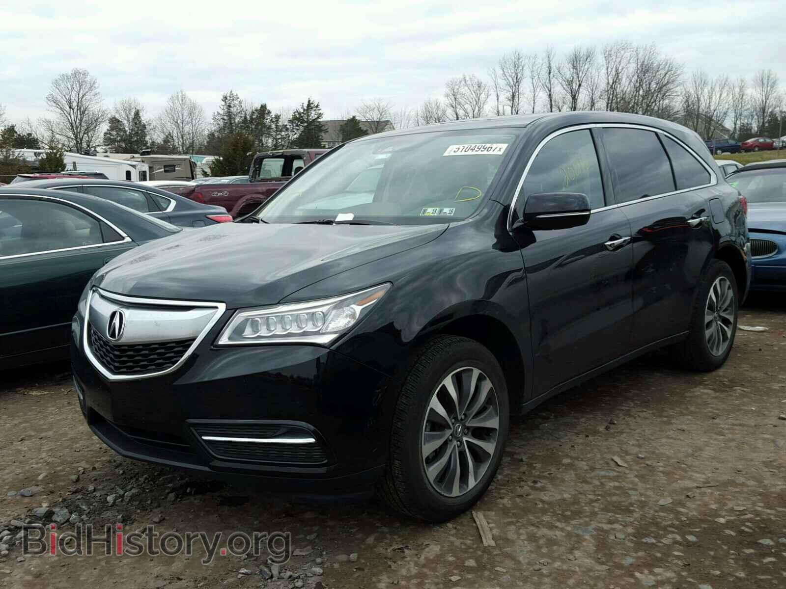 2016 ACURA MDX - VIN: 5FRYD4H42GB042069 - Фото 2