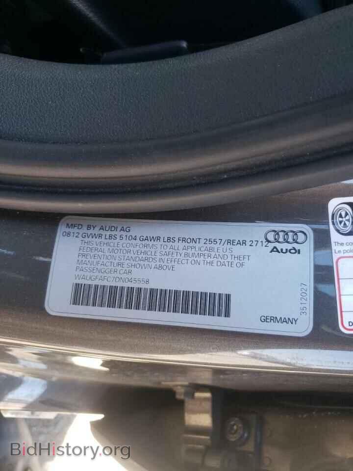 2013 AUDI A6 - VIN: WAUGFAFC7DN045558 - Photo 10