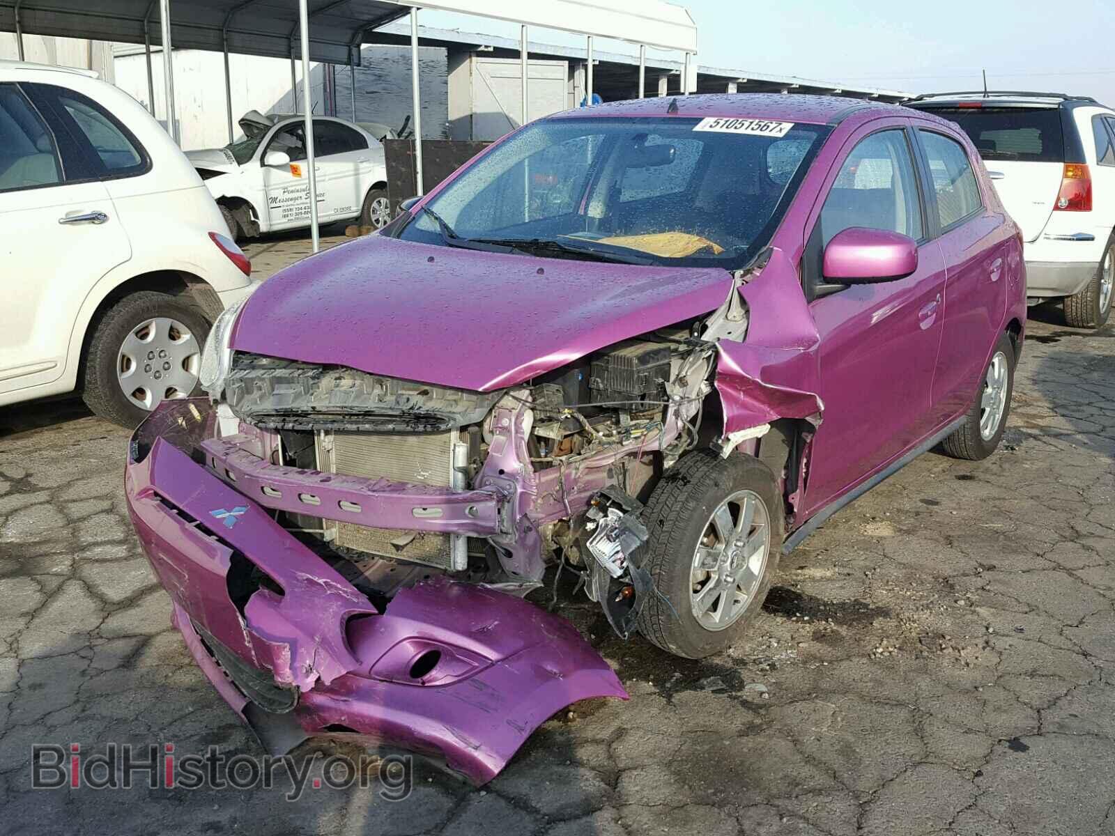 2014 MITSUBISHI MIRAGE - VIN: ML32A3HJ0EH004405 - Фото 2