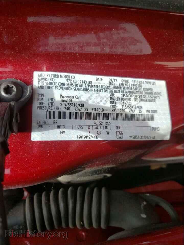 2013 FORD FOCUS - VIN: 1FADP3F26DL157971 - Фото 10