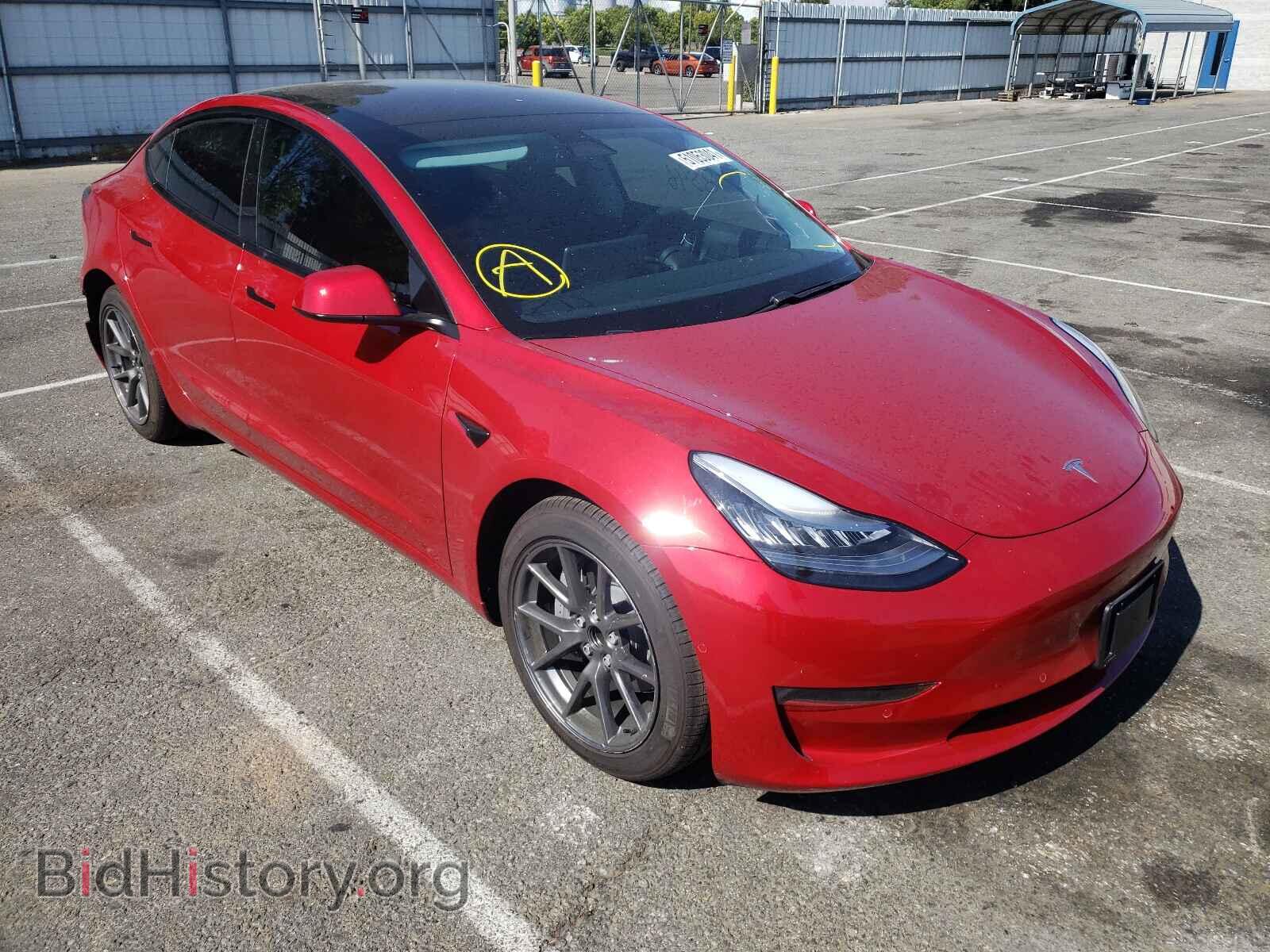Photo 5YJ3E1EA8MF843182 - TESLA MODEL 3 2021