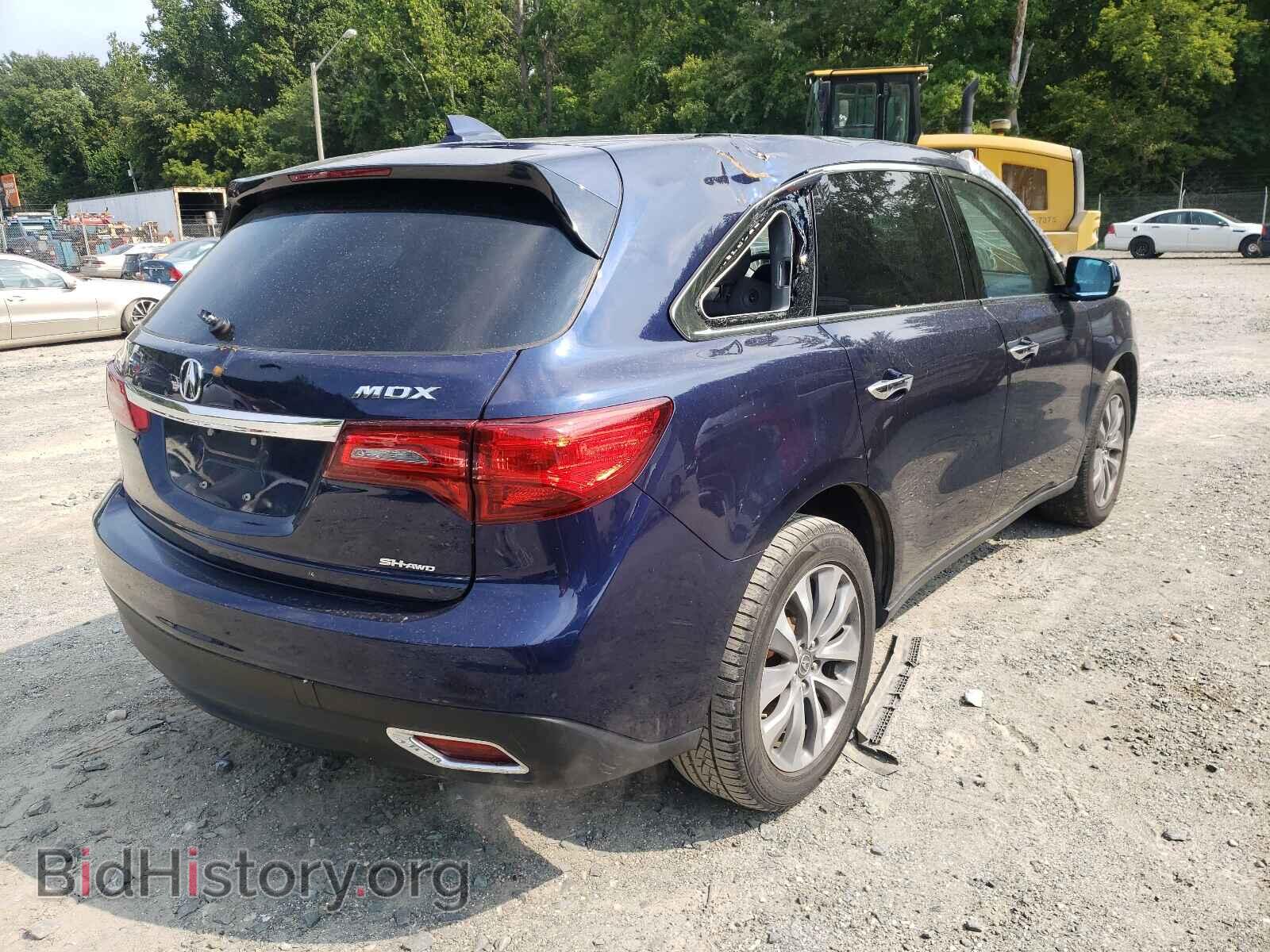 2014 ACURA MDX - VIN: 5FRYD4H44EB026534 - Фото 4