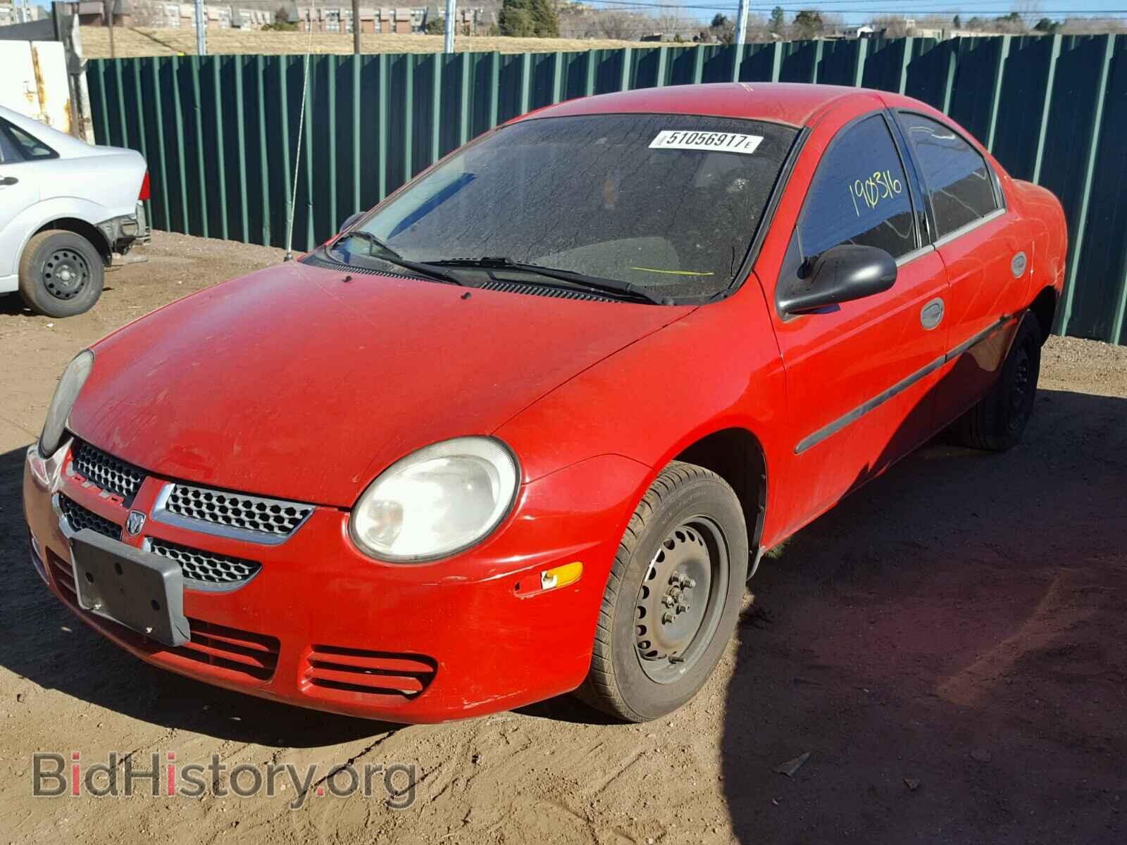 2005 DODGE NEON - VIN: 1B3ES26CX5D230255 - Фото 2