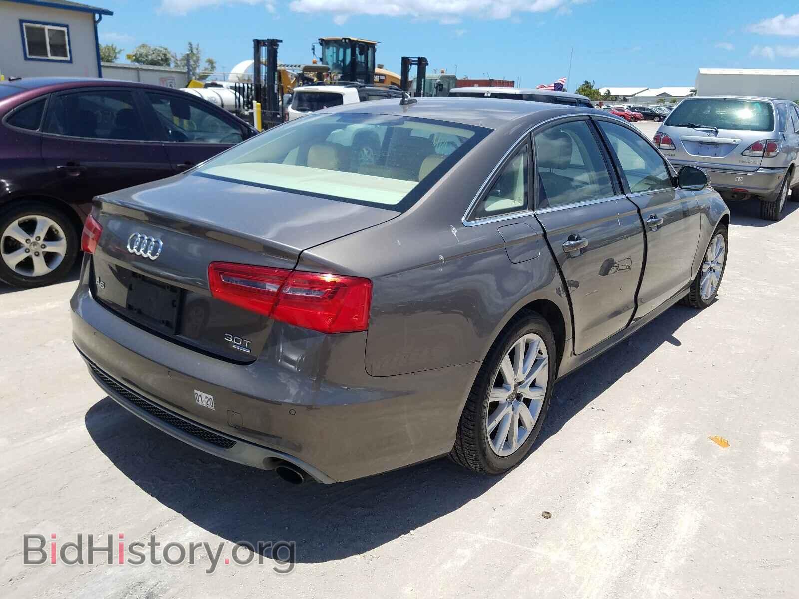 2012 AUDI A6 - VIN: WAUHGAFC3CN064799 - Фото 4