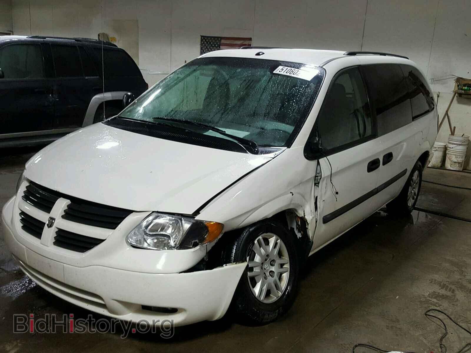 2007 DODGE CARAVAN - VIN: 1D4GP24R67B110468 - Фото 2