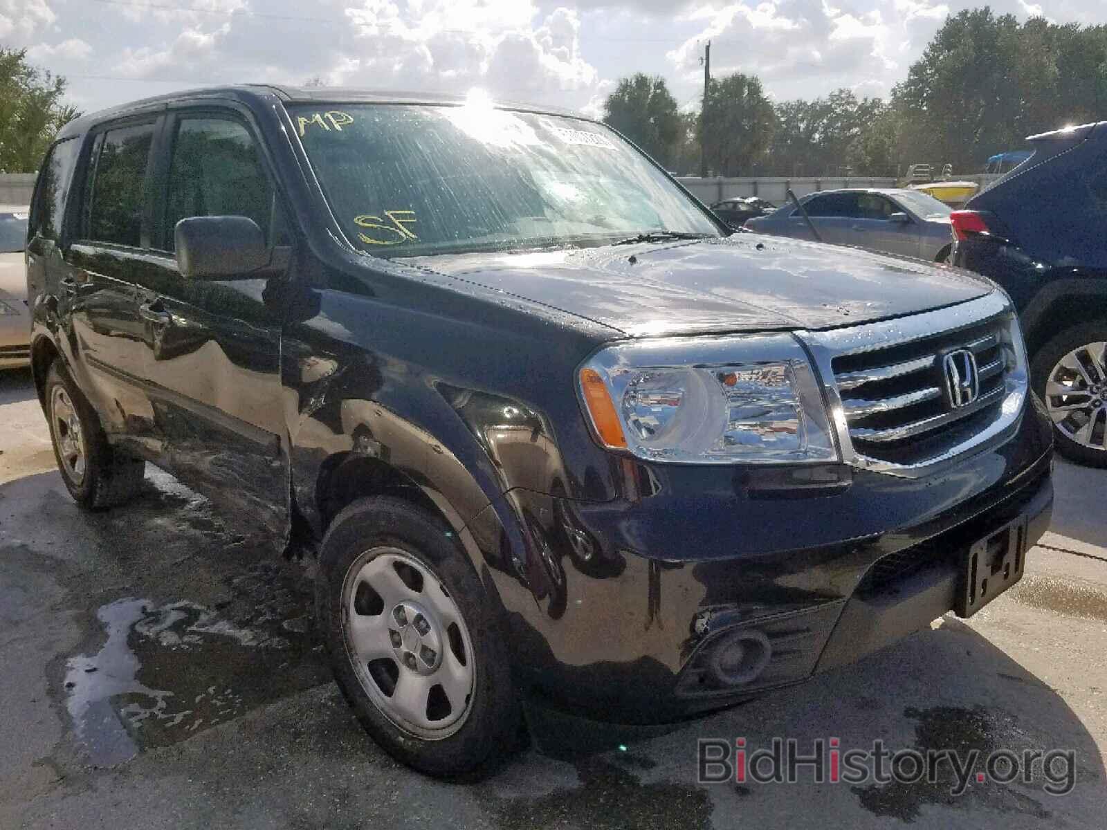 Фотография 5FNYF4H26FB049986 - HONDA PILOT LX 2015