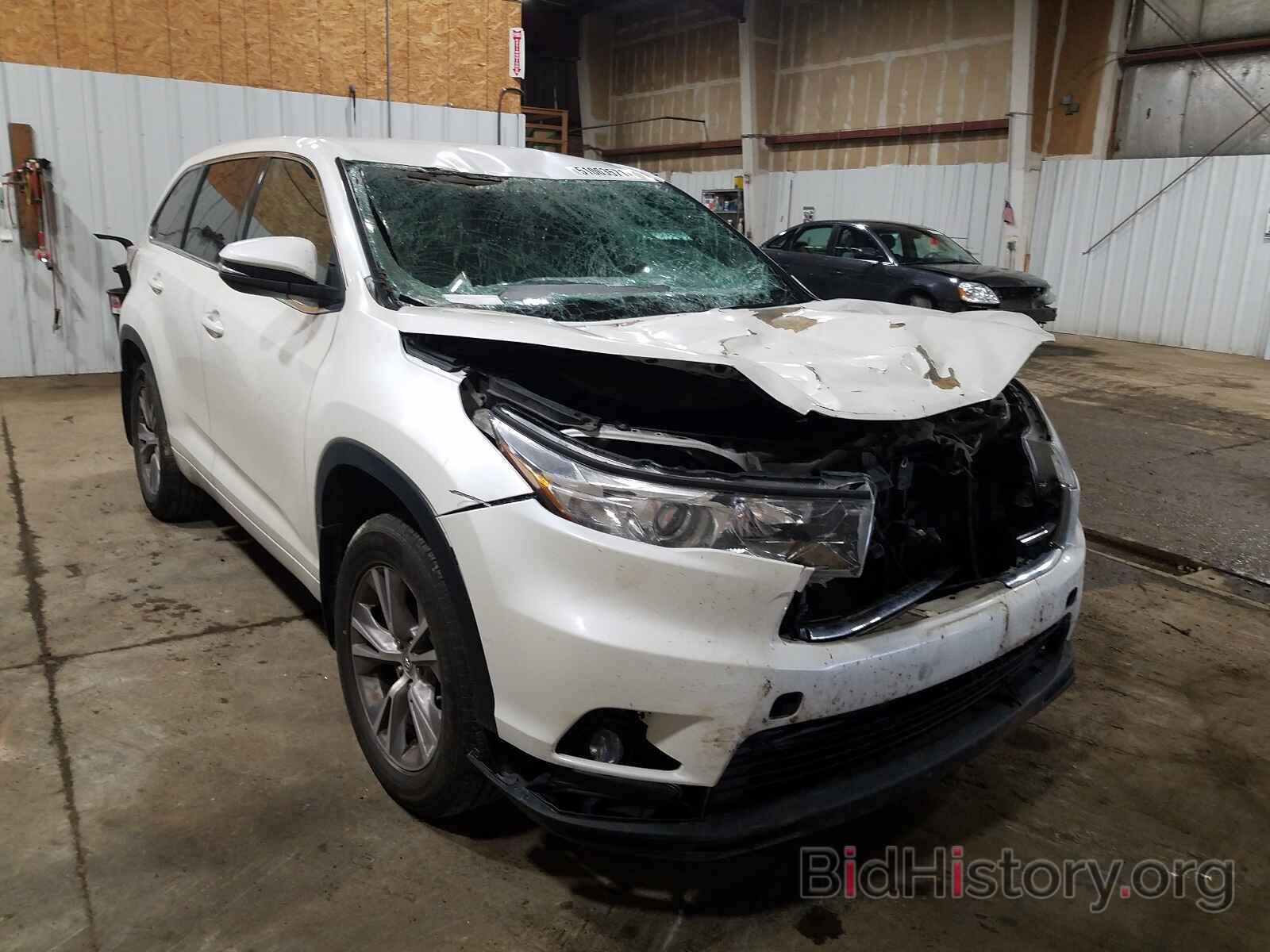 Photo 5TDBKRFH8ES013376 - TOYOTA HIGHLANDER 2014