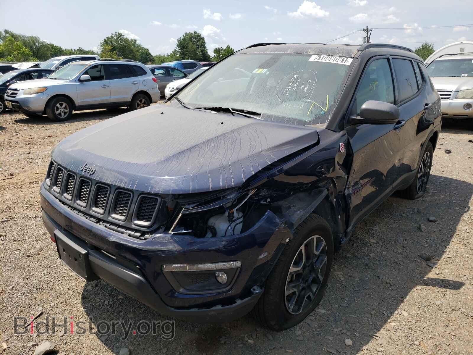 2019 JEEP COMPASS - VIN: 3C4NJDDB2KT722274 - Фото 2