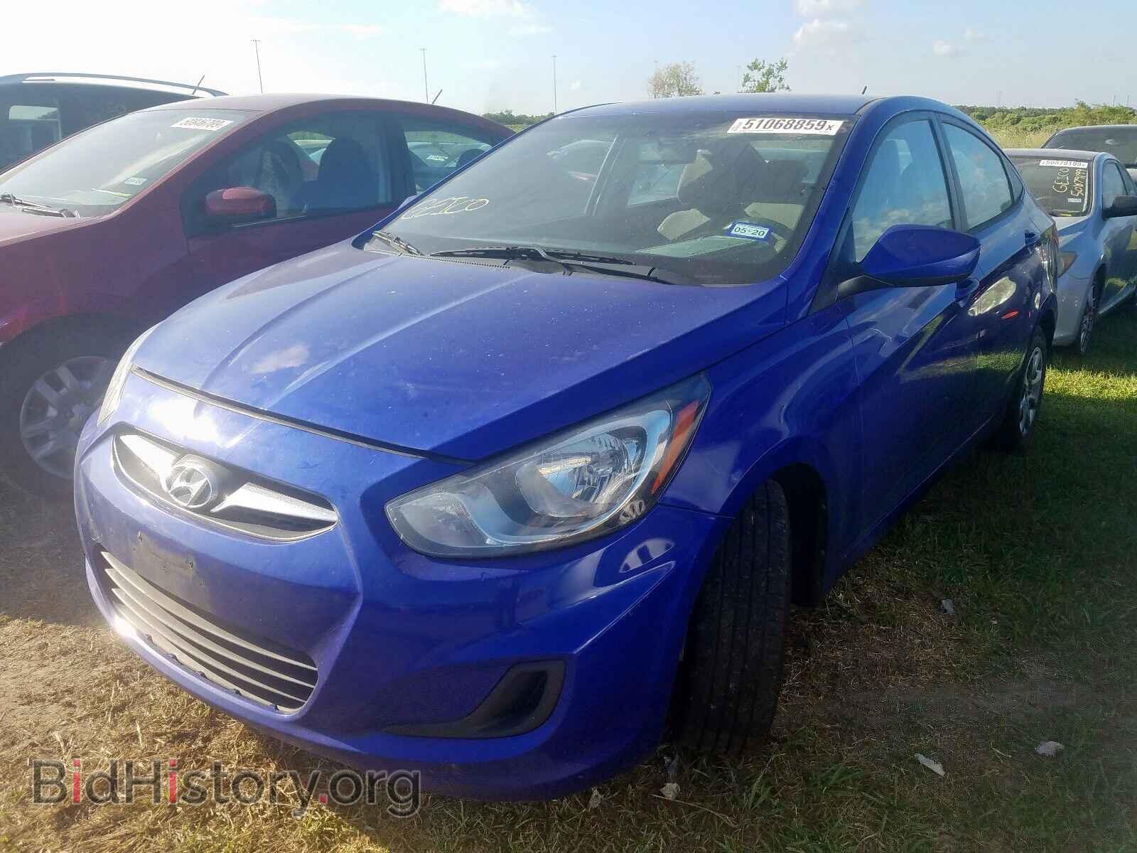 2013 HYUNDAI ACCENT - VIN: KMHCT4AEXDU498336 - Фото 2