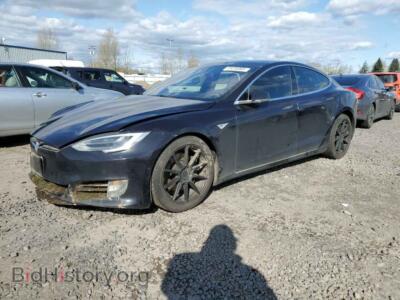 2016 Tesla MODEL S, черный — VIN 5YJSA1E2XGF150490, Copart