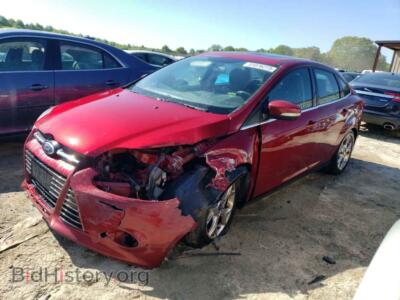 2014 Ford ALL MODELS Focus, красный — VIN 1FADP3J25EL388157, Copart