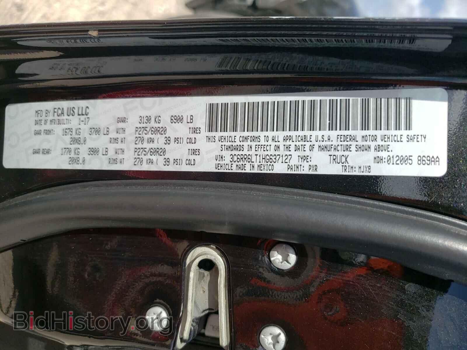 2017 RAM 1500 - VIN: 3C6RR6LT1HG637127 - Photo 10