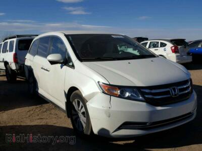2014 Honda ODYSSEY Odyssey EX, white — VIN 5FNRL5H41EB067816, Copart