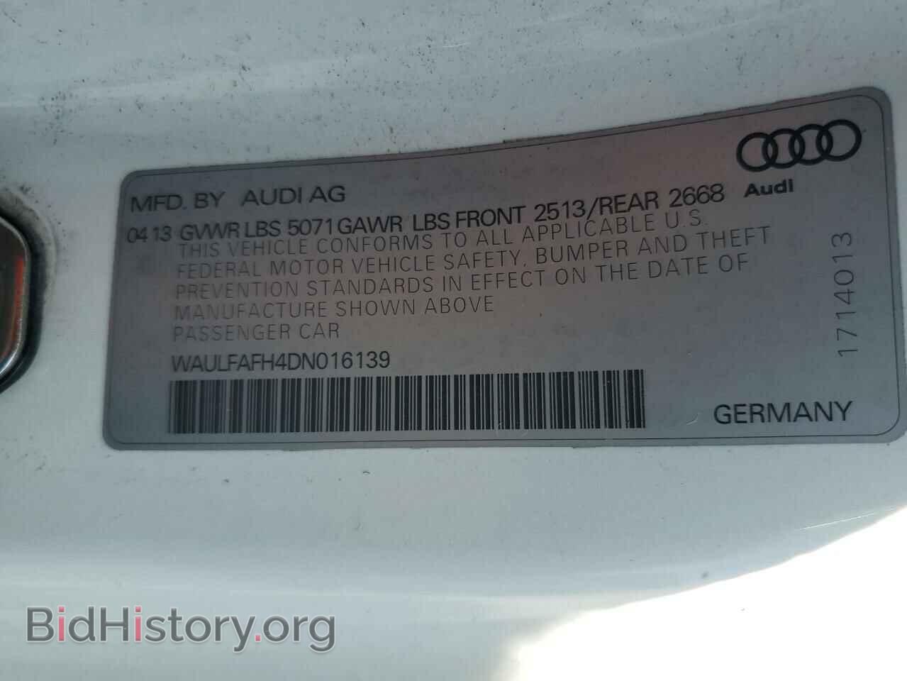 2013 AUDI A5 - VIN: WAULFAFH4DN016139 - Photo 12