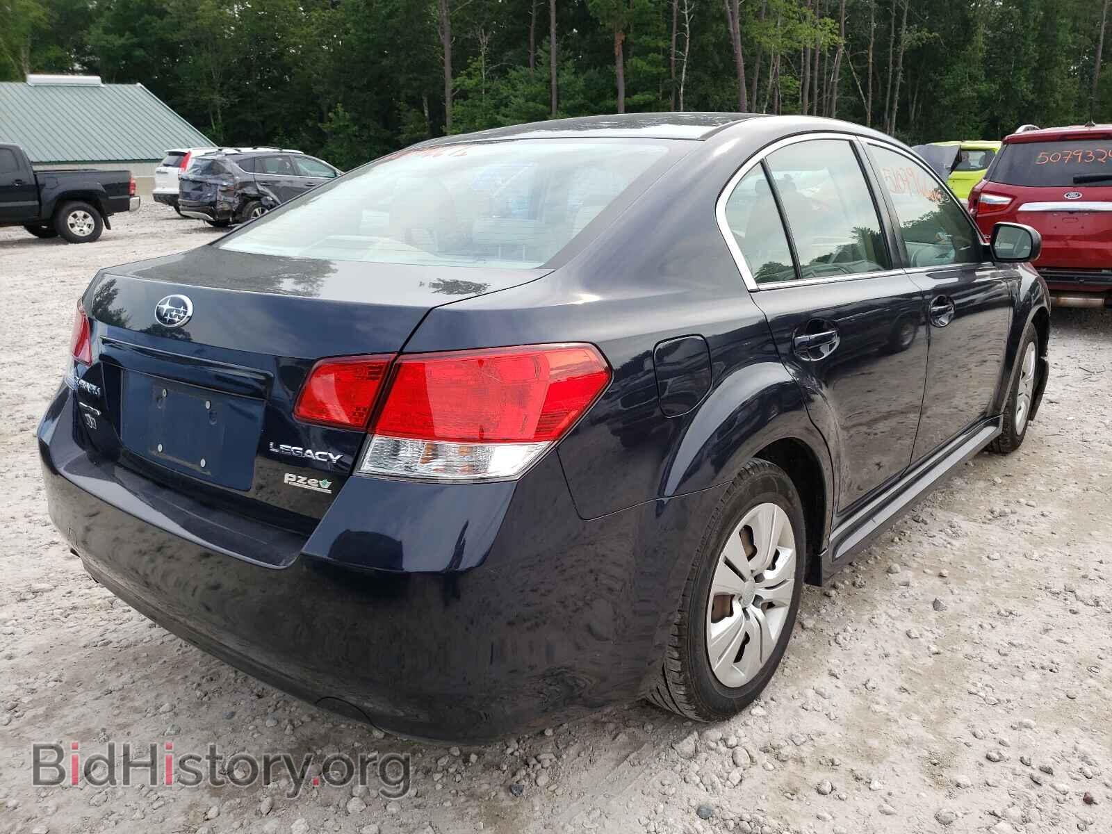 2013 SUBARU LEGACY - VIN: 4S3BMBA63D3020033 - Фото 4