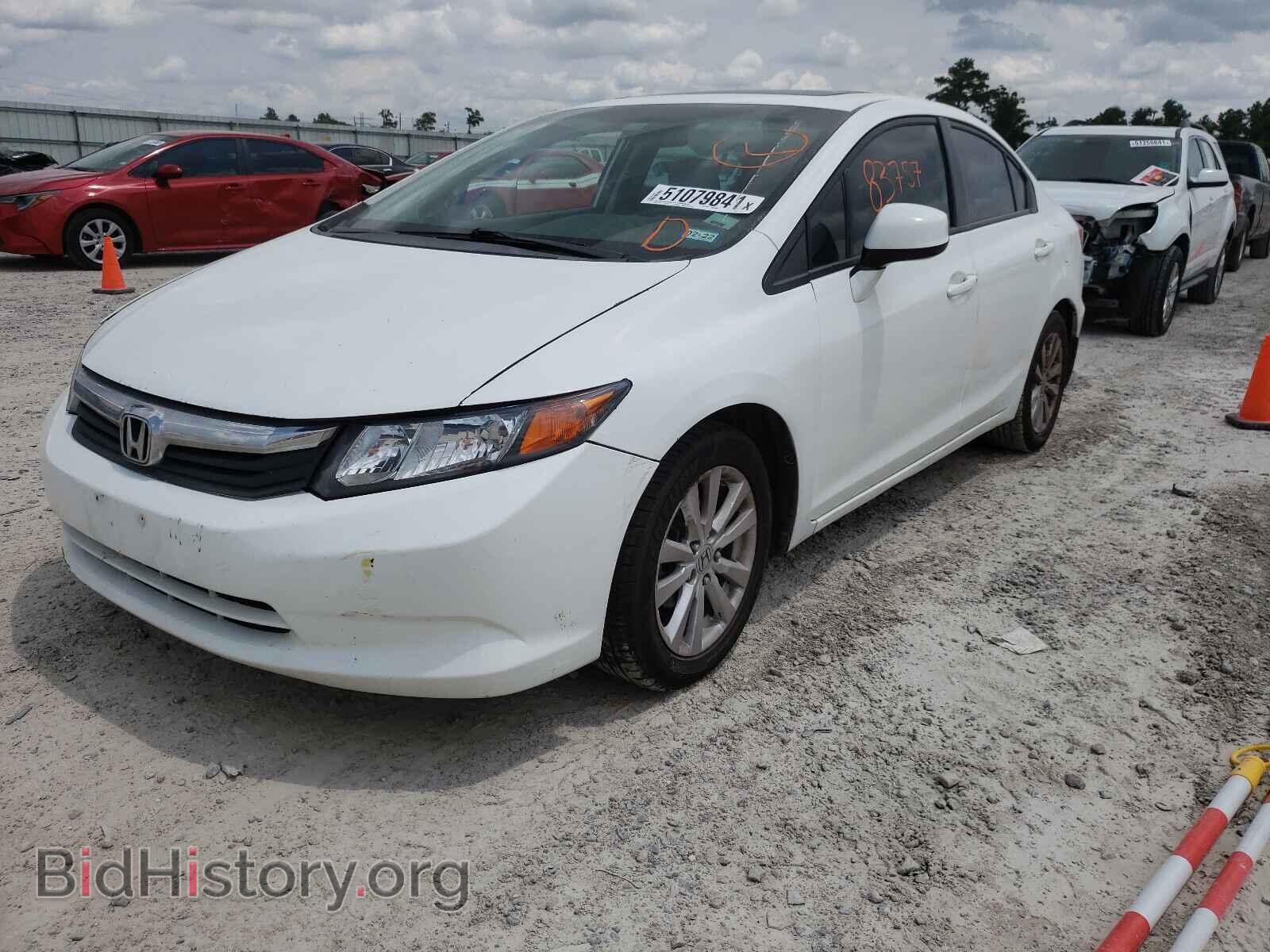 2012 HONDA CIVIC - VIN: 2HGFB2F86CH329591 - Фото 2