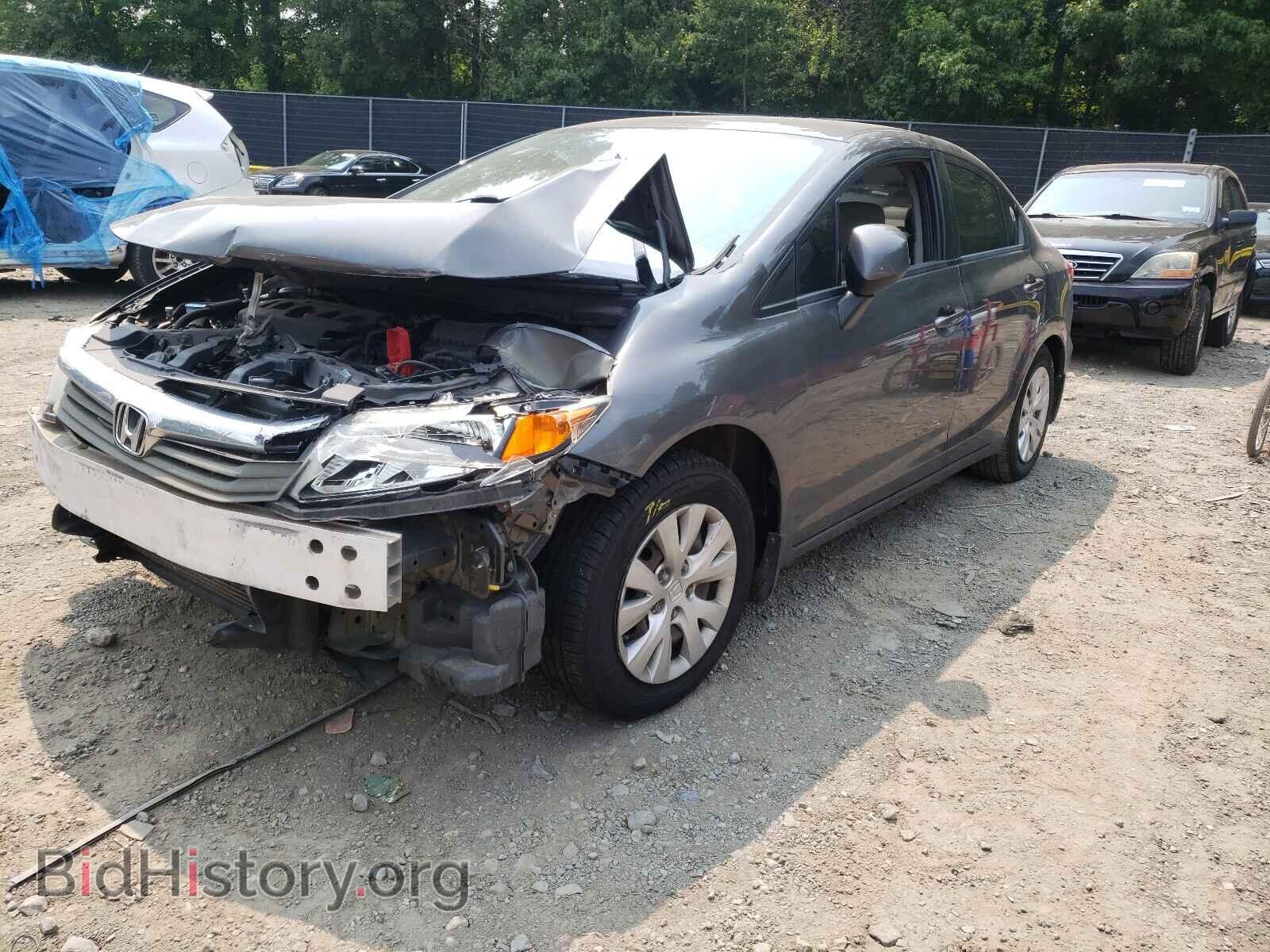 2012 HONDA CIVIC - VIN: 2HGFB2F56CH586367 - Фото 2
