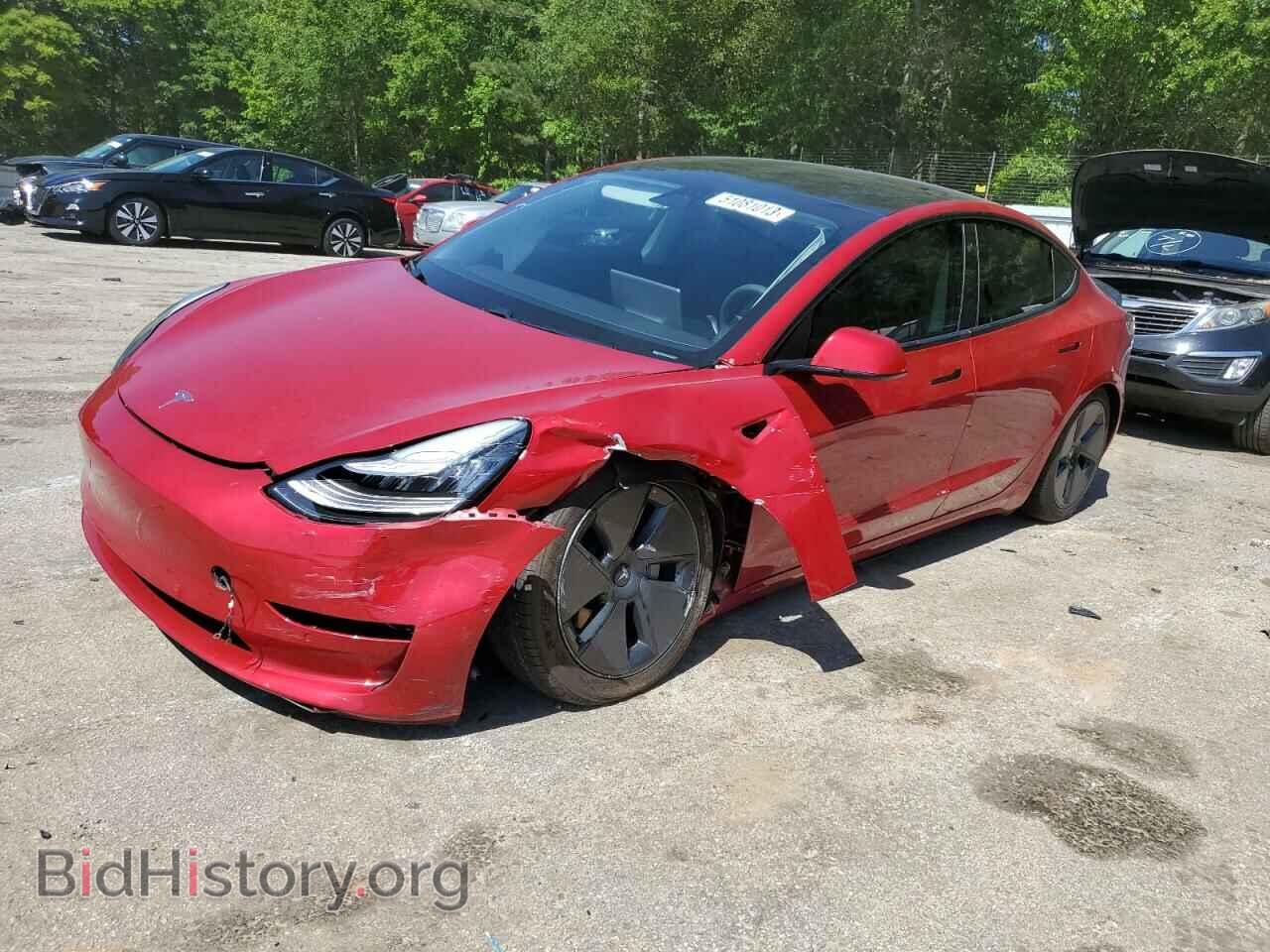 Photo 5YJ3E1EA6MF850860 - TESLA MODEL 3 2021
