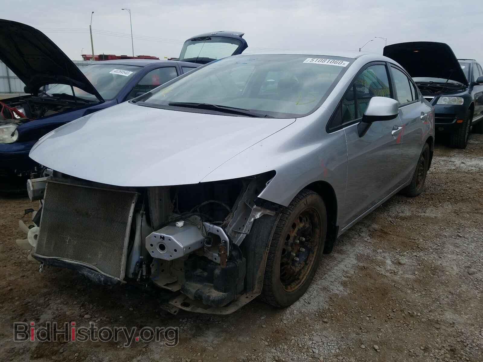 2012 HONDA CIVIC - VIN: 2HGFB2F43CH063069 - Фото 2