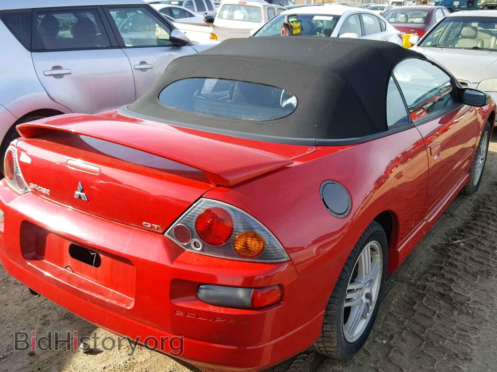 2003 MITSUBISHI ECLIPSE - VIN: 4A3AE55H43E161540 - Фото 4