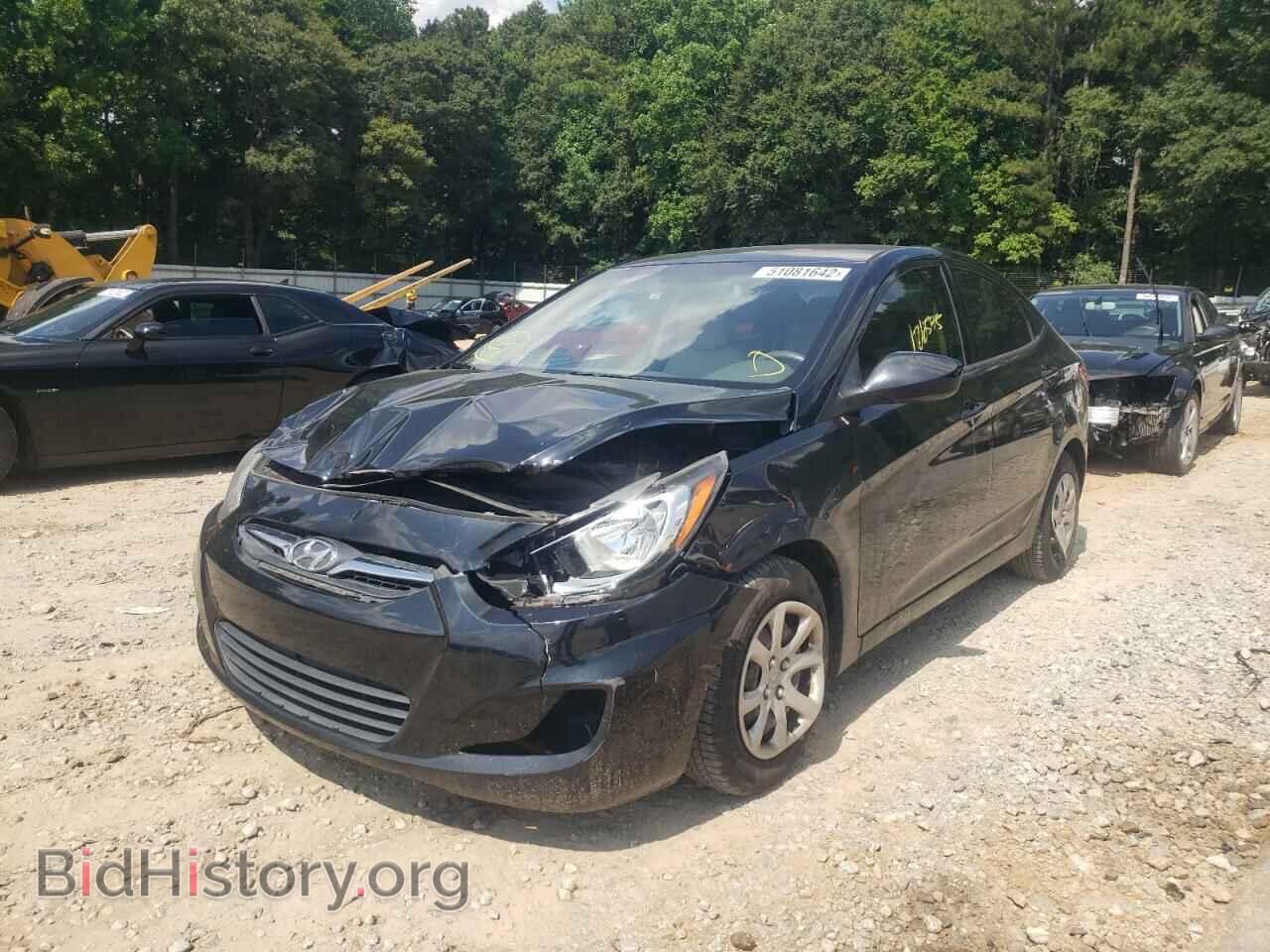 2014 HYUNDAI ACCENT - VIN: KMHCT4AE1EU733174 - Фото 2