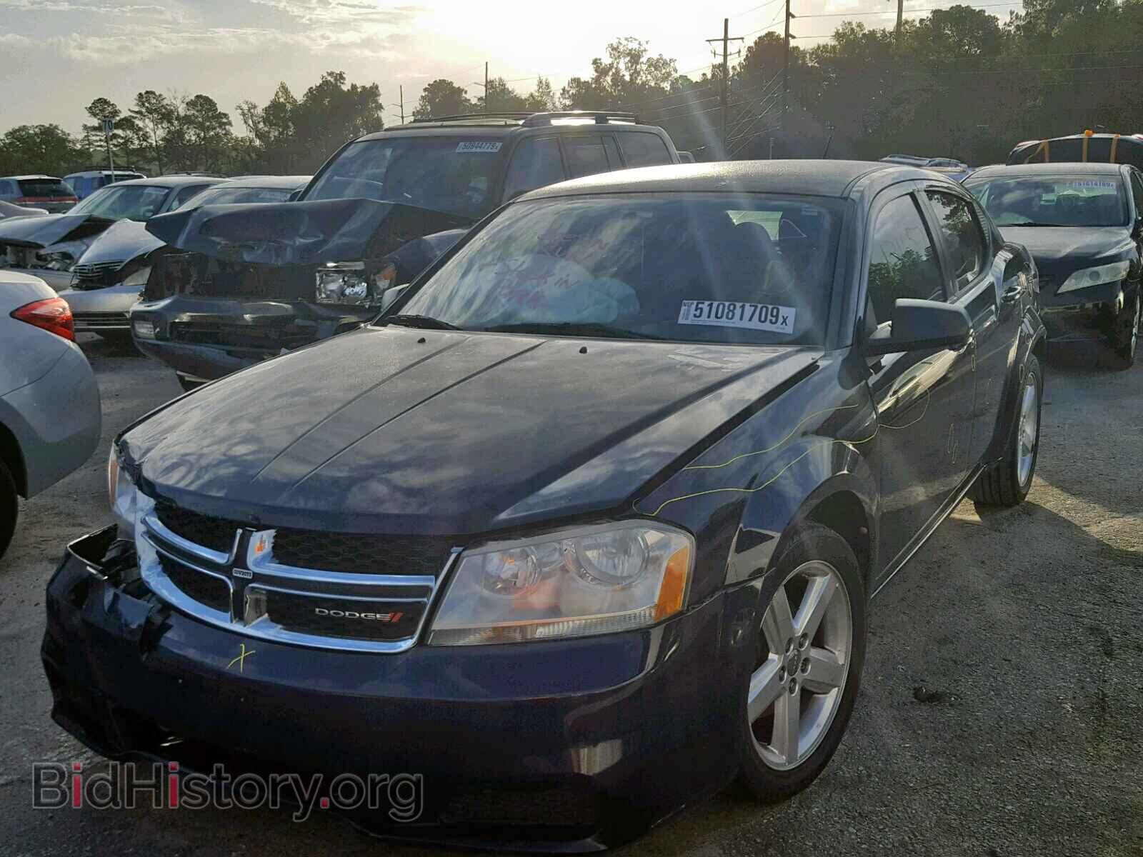 2013 DODGE AVENGER - VIN: 1C3CDZAB6DN626588 - Фото 2