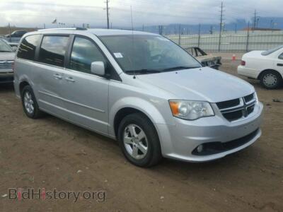 2011 Dodge CARAVAN Grand Cara, серебристый — VIN 2D4RN5DGXBR725775, Copart
